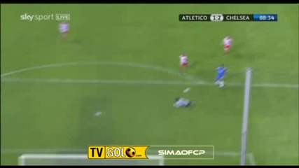 Atl. Madrid 2 - 2 Chelsea Дрогба - Гол 