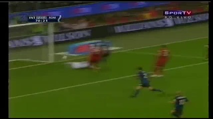 Inter 2 - 1 As Roma (goal Etoo) 