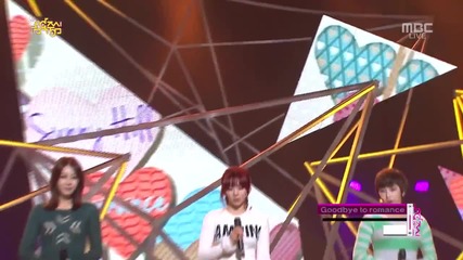 130105 Sunny Hill - Goodbye to Romance @ Music Core