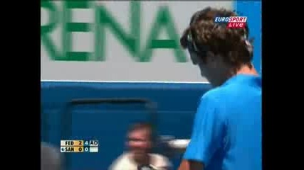 Federer Vs Santoro - Aus Open 2008 - Pt 2
