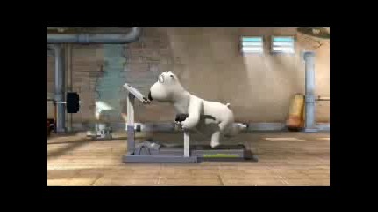 Забавна анимация - Мечката Спортист