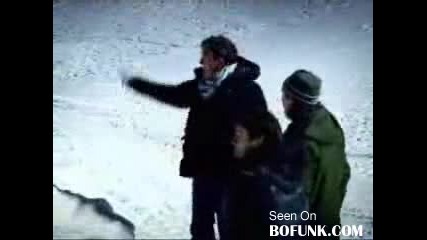 Rocket Powered Car Flies Off Ski Jump