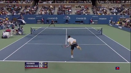 (hd) Highlights Federer vs Soderling Us Open 2009 