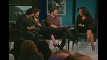 Cast of Twilight on Oprah Part. 1