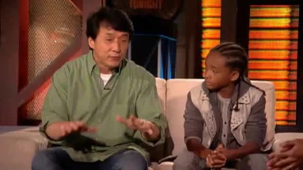 Jackie Chan and Jaden Smith on Lopez Tonight Part 1 