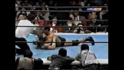 N J P W 23.03.1993 - Pegasus Kid и Dean Malenko срещу Jushin Liger и El Samurai