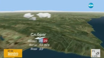 Прогноза за времето (21.07.2017 - сутрешна)