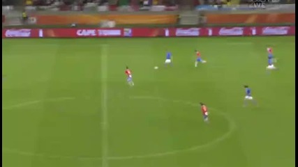 Italy vs Paraguay 1 - 1 2010 World Cup 