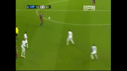 02.11.2010 Фк Копенхаген 0 - 1 Барселона гол на Лео Меси 