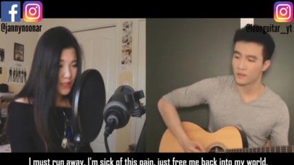 Bts - Lie _ English Cover by Janny ft. Leonguitar