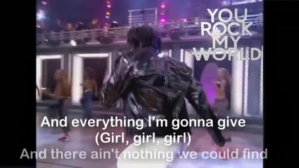 Michael Jackson - You Rock My World ( Live ) 