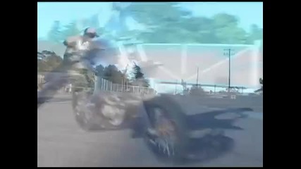 Supermoto stunt