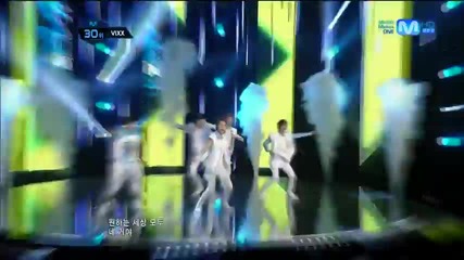 Vixx - Super Hero @ M!countdown (05.07.2012)