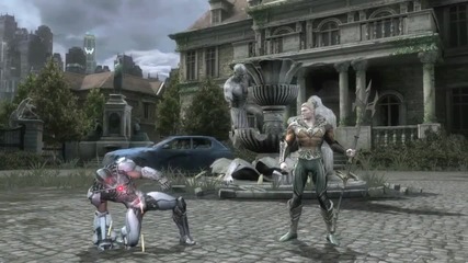 Injustice Gods Among Us - Aquaman vs Cyborg