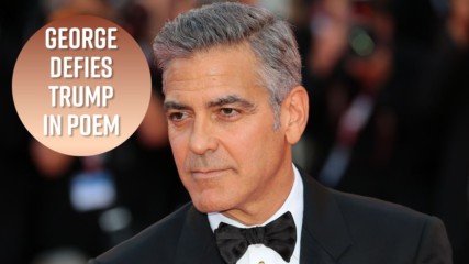 George Clooney pens poem in support of NFL players