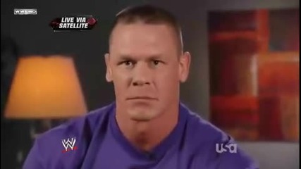 Wwe Raw 2011.01.10 John Cena wants match next week on Raw. 