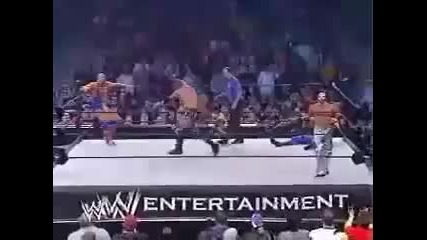 No Mercy 2002 Edge & Rey Mysterio Vs. Kurt Angle & Chris Benoit 3/3 