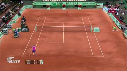 Най-късметлийския удар в тениса !