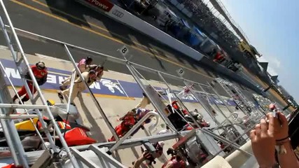 Crash Pit Lane 2010 Le Mans 24 Hours