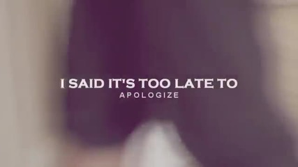 Onerepublic - Apologize (sllash Remix)