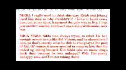Nikki Sixx The Heroin Diari Part 1