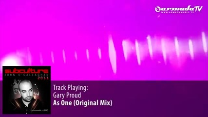 Gary Proud - As One (original Mix) - Subculture 2011 preview