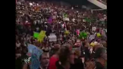 Wwe Unforgiven 2001 The Rock vs Booker t and Shane Part 3