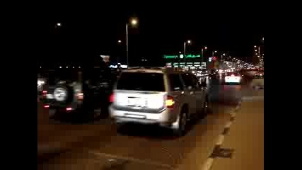 Green Murcielago in Dubai 