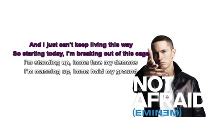 Eminem - Not Afraid (lyrics) Full Hd