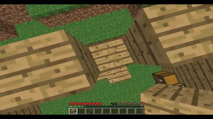 Minecraft Monster Survival - Правя си къщаа...