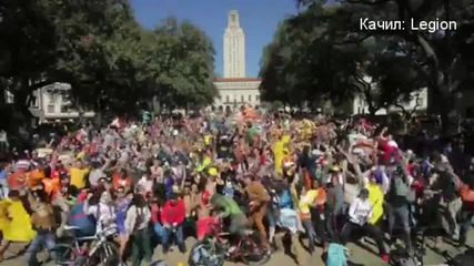 Най - големия Harlem Shake в Texas