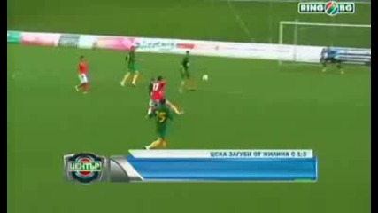 Цска - Жилина 1:3 Репортаж