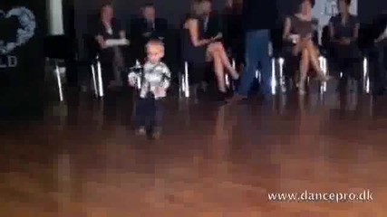 2 year old dancing the Paso Doble