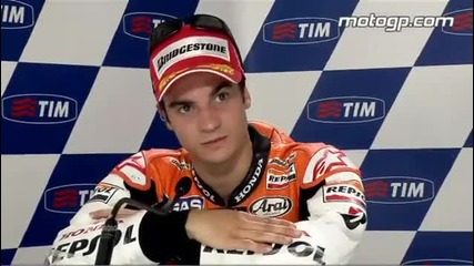 Dani Pedrosa interview after the Netherlands Gp 