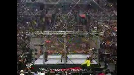Unforgiven 2000 - Edge & Christian Vs Jeff & Matt Hardy - Steel Cage Match - Wwf Tag Team Title