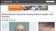 Bodies Found In Search For Missing Arizona Couple, Man Arrested