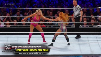 Charlotte Flair won't stay down against Becky Lynch: WWE Super Show-Down 2018 (WWE Network Exclusive)