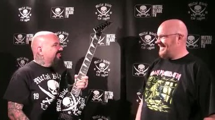 Metal Blades custom Jackson guitar! 