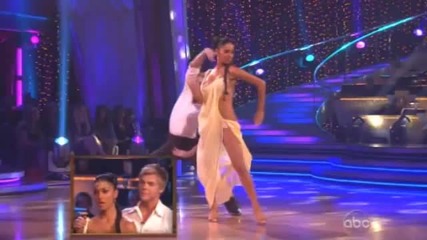 Nicole Scherzinger and Derek Hough - Dancing With The Stars - Rumba week 4 