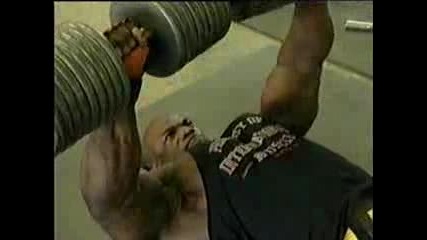 Ronnie Coleman Dumbell Bench Press 200 lbs 90kg each Arm, Bodybuilding 