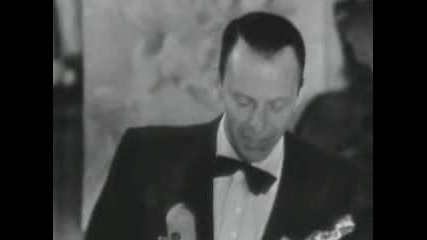 Frank Sinatra Winning An Oscar For From Here To Eternity