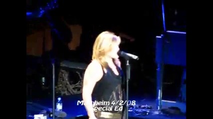 Kelly Clarkson Never Again Live Mannheim April 2008 