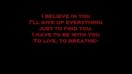 Evanescence - Taking over me (lyrics)