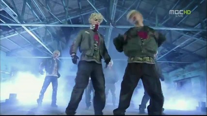 B.a.p - Burn it Up + Warrior @ Music Core (28.01.2012)