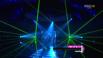 Beast - Beautiful Night @ Music Core (01.09.2012)