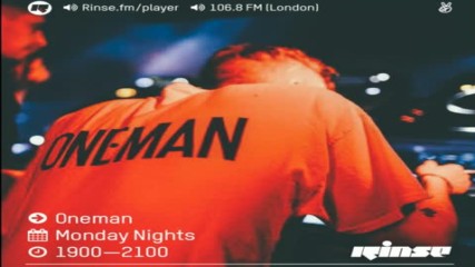 Oneman Artwork Skream Live from Xoyo on Rinse Fm 29-08-2016
