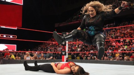 Witness the power of Nia Jax before her face-to-face with Ronda Rousey