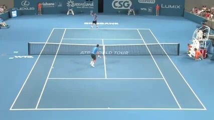 Andy Roddick v Marinko Matosevic Brisbane 2011 Highlights 