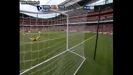 Arsenal 0 - 1 Liverpool - Peter Crouch