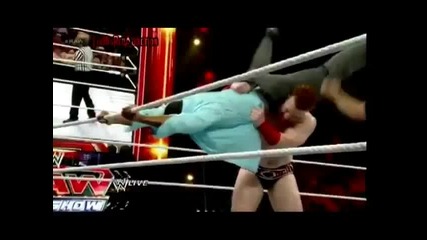 Sheamus vs David Otunga - Raw 2 6 2012